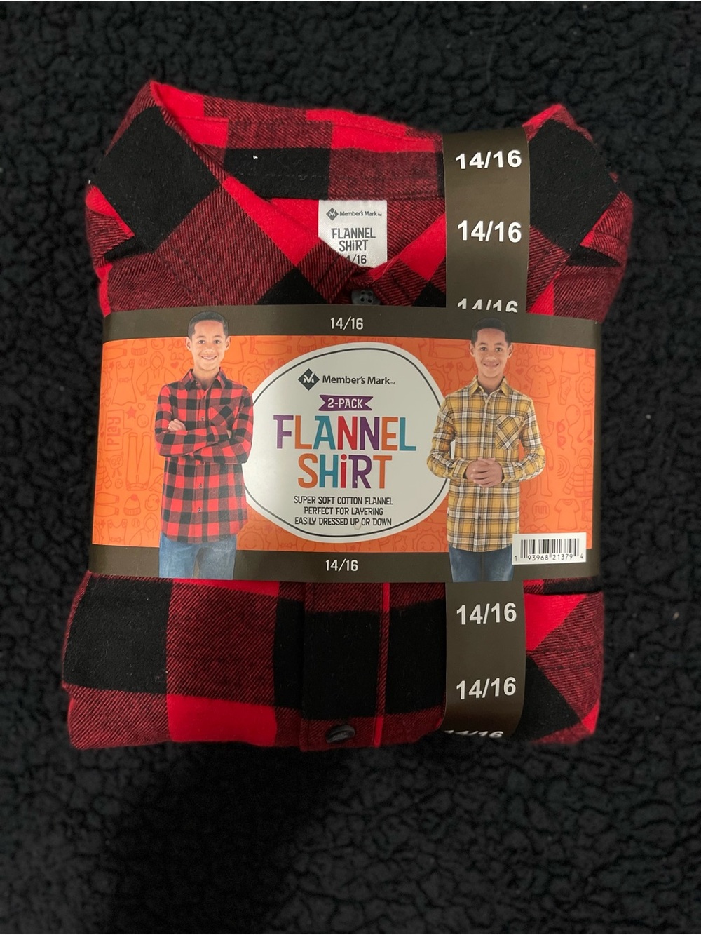 Red & Black Plaid Flannel Shirt - Men's